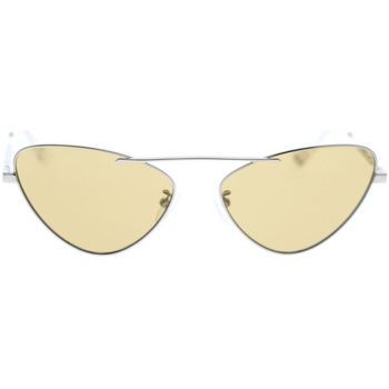 Hodinky & Bižuterie sluneční brýle McQ Alexander McQueen Occhiali da Sole  MQ0204S 004 Stříbrná       