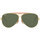 Hodinky & Bižuterie sluneční brýle Ray-ban Occhiali da Sole  RB3138 001 Shooter Arista G15 Green Zlatá