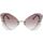 Hodinky & Bižuterie Ženy sluneční brýle Chloe Occhiali da Sole Chloé CH0064S 002 Zlatá