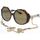 Hodinky & Bižuterie sluneční brýle Versace Occhiali da Sole  VE4395 534673 Hnědá