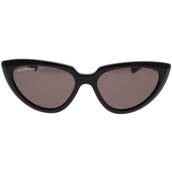 Hodinky & Bižuterie Ženy sluneční brýle Balenciaga Occhiali da Sole  BB0182S 001 Black Grey Černá