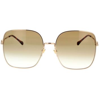 Hodinky & Bižuterie Ženy sluneční brýle Gucci Occhiali da Sole  GG0879S 002 Zlatá