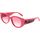 Hodinky & Bižuterie sluneční brýle McQ Alexander McQueen Occhiali da Sole  AM0330S 004 Růžová