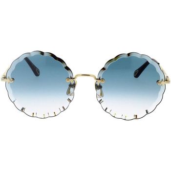 Hodinky & Bižuterie Ženy sluneční brýle Chloe Occhiali da Sole Chloé CH0047S 002 Zlatá
