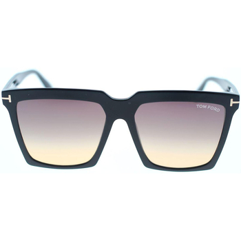 Tom Ford sluneční brýle Occhiali da Sole FT0764S Sabrina-02 01B - Černá