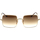 Hodinky & Bižuterie sluneční brýle Ray-ban Occhiali da Sole  Square RB1971 914751 Zlatá