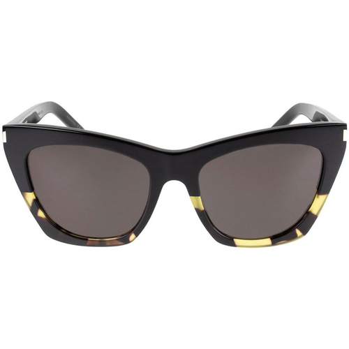 Hodinky & Bižuterie Ženy sluneční brýle Yves Saint Laurent Occhiali da Sole Saint Laurent New Wave SL 214 Kate 010 Hnědá
