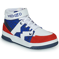 Boty Chlapecké Kotníkové tenisky Kenzo K29074 Modrá / Bílá / Červená