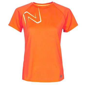 Textil Ženy Trička s krátkým rukávem New Balance PR IMP SS Oranžová