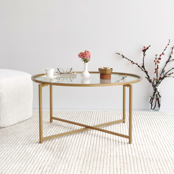 Decortie Coffee Table - Gold Sun S404 Zlatá