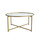 Bydlení Konferenční stolky Decortie Coffee Table - Gold Sun S404 Zlatá