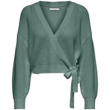 Textil Ženy Svetry Only Breda Wrap Cardigan - Chinois Green Zelená