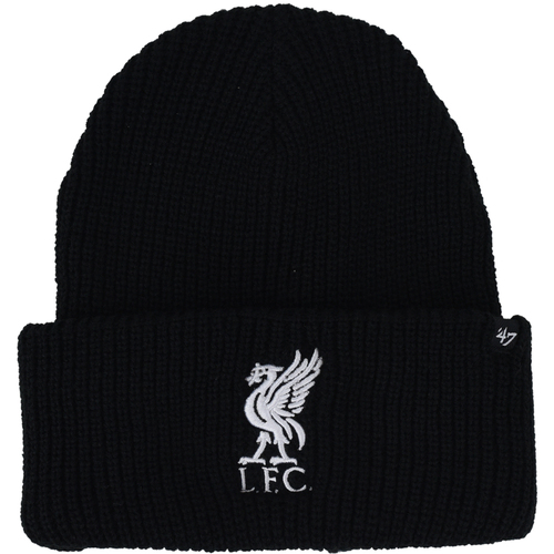 Textilní doplňky Muži Čepice '47 Brand EPL Liverpool FC Cuff Knit Hat Černá