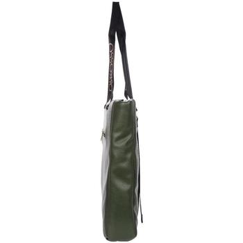 Grosso Zelená měkká dámská kabelka se svislým prošíváním S687 Zelená