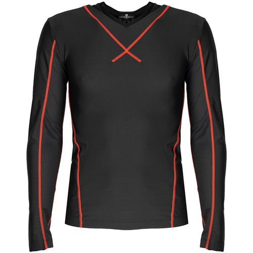 Textil Muži Trička s dlouhými rukávy Trussardi 40T00025 1T000879 | T-shirt Long Sleeves Černá