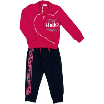 Textil Dívčí Teplákové soupravy Melby 91M0525 Růžový