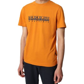 Textil Muži Trička s krátkým rukávem Napapijri 178246 Oranžová