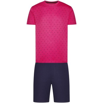 Textil Muži Pyžamo / Noční košile Esotiq & Henderson Pánské pyžamo 38872 Leaf pink 