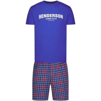 Textil Muži Pyžamo / Noční košile Esotiq & Henderson Pánské pyžamo 38874 Lid blue 