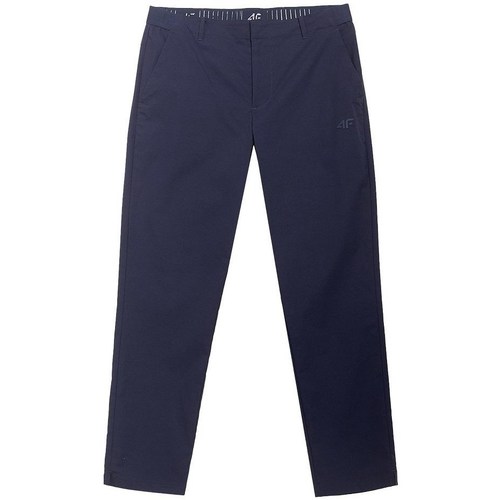 Textil Muži Kalhoty 4F SPMTR081 Tmavě modrá
