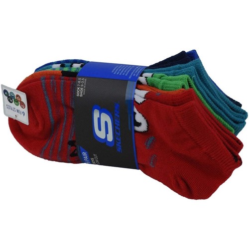 Spodní prádlo Chlapecké Sportovní ponožky  Skechers 6pk Boys Non Terry Low Cut Socks           