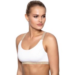 Textil Ženy Sportovní podprsenky Eldar Fitness top Areta white 
