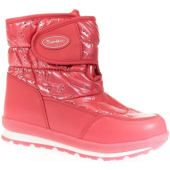 Boty Děti Zimní boty Super Gear Detské ružové snehule BURG Růžová