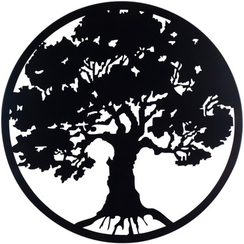 Bydlení Obrazy / plátna Signes Grimalt Ozdobení Stromu Života Černá