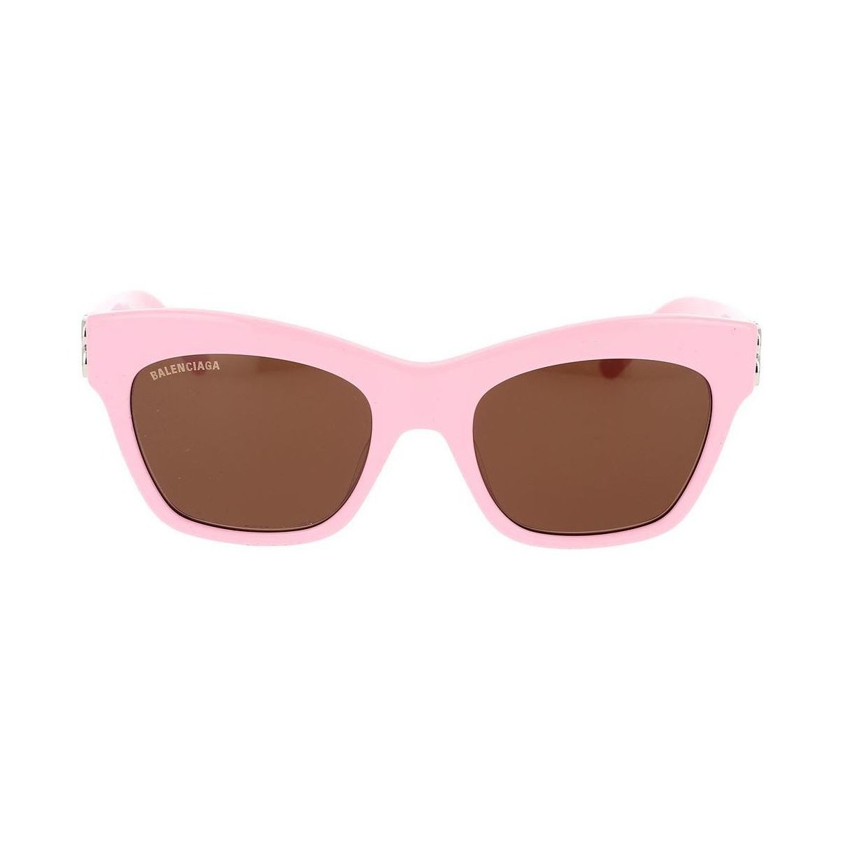 Hodinky & Bižuterie Ženy sluneční brýle Balenciaga Occhiali da Sole  BB0132S 003 Růžová