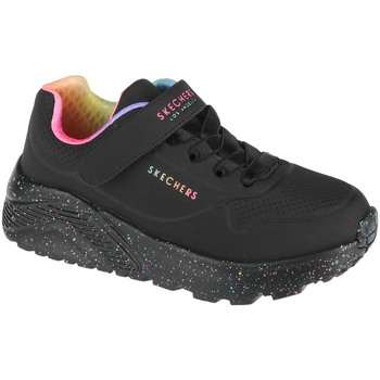Boty Dívčí Nízké tenisky Skechers Uno Lite Rainbow Specks Černá