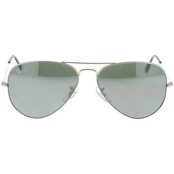 Hodinky & Bižuterie sluneční brýle Ray-ban Occhiali da Sole  Aviator RB3025 W3277 Stříbrná       