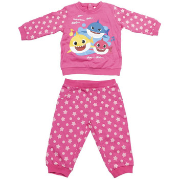 Textil Děti Teplákové soupravy Baby Shark 2200006328 Růžová