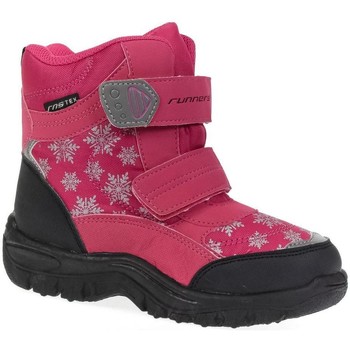 Boty Děti Zimní boty John-C Detské ružové snehule RUNNER Růžová