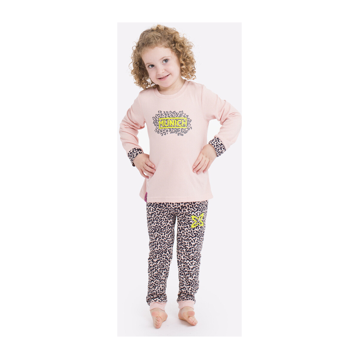 Textil Dívčí Pyžamo / Noční košile Munich VP1400 Růžová