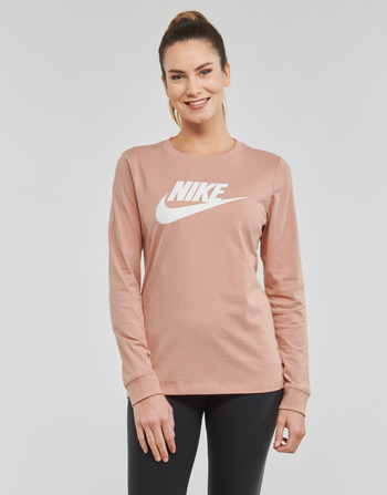 Textil Ženy Trička s dlouhými rukávy Nike Long-Sleeve T-Shirt Růžová / Bílá