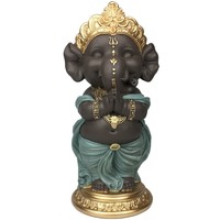 Bydlení Sošky a figurky Signes Grimalt Obrázek Ganesha. Modrá