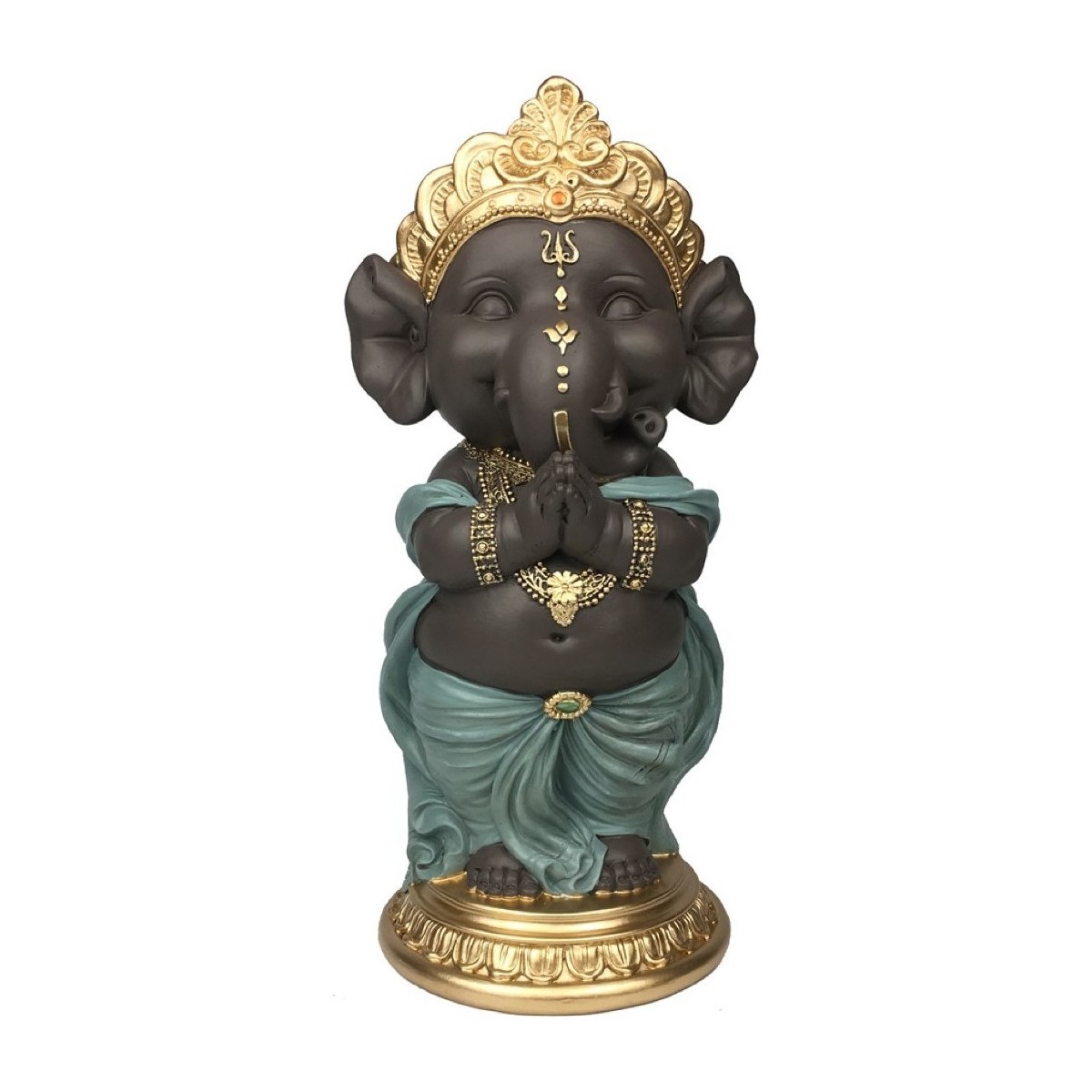 Bydlení Sošky a figurky Signes Grimalt Obrázek Ganesha. Modrá