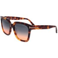 Hodinky & Bižuterie sluneční brýle Tom Ford Occhiali da Sole  FT0952 Selby 53P Hnědá
