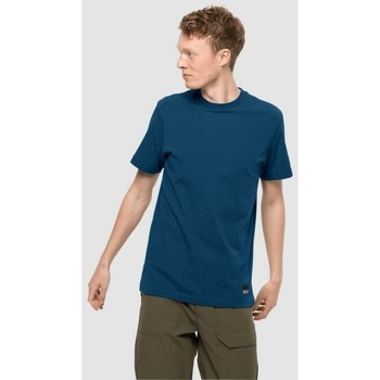 Textil Muži Trička s krátkým rukávem Jack Wolfskin T-shirt  365 Modrá
