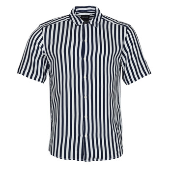 Textil Muži Košile s krátkými rukávy Only & Sons  ONSWAYNE Tmavě modrá