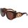 Hodinky & Bižuterie Ženy sluneční brýle Balenciaga Occhiali da Sole  BB0070S 007 Hnědá
