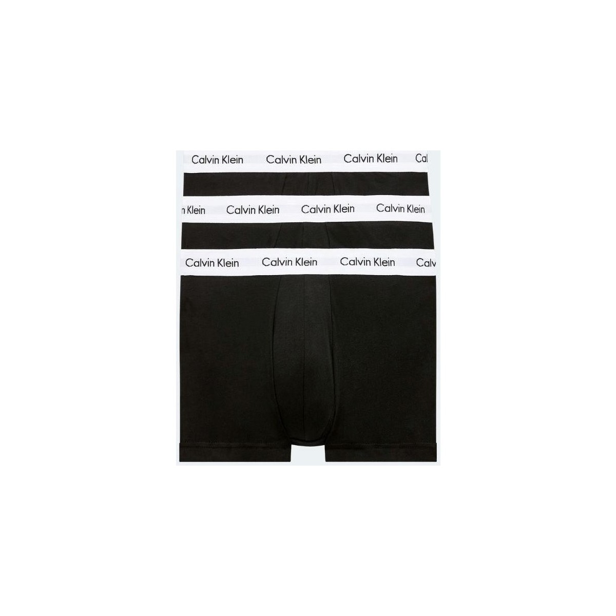 Spodní prádlo Muži Trenýrky Calvin Klein Jeans 0000U2664G 3P LR TRUNK Černá