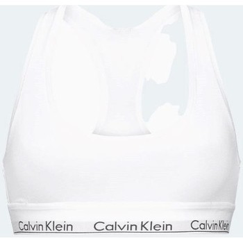 Textil Ženy Sportovní podprsenky Calvin Klein Jeans 0000F3785E BRALETTE Bílá