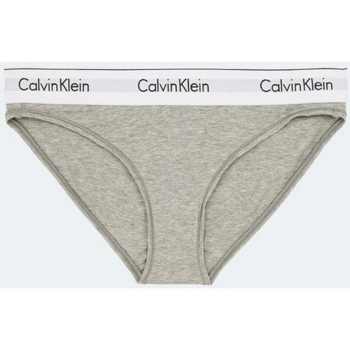 Spodní prádlo Ženy Slipy Calvin Klein Jeans 0000F3787E BIKINI Šedá