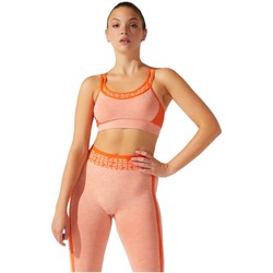 Textil Ženy Sportovní podprsenky Asics Cropped Logo Seamless Bra Oranžová