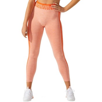 Textil Ženy Legíny Asics Cropped Logo Seamless Tight Oranžová