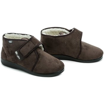 Rogallo 4372-008 hnědé pánské zimní papuče Hnědá
