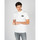 Textil Muži Polo s krátkými rukávy Les Hommes LKT500 731U | Slim Fit Pique Polo with Metal Logo Bílá