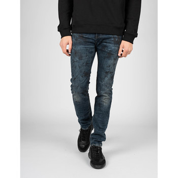 Textil Muži Kapsáčové kalhoty Les Hommes LKD320 512U | 5 Pocket Slim Fit Jeans Modrá