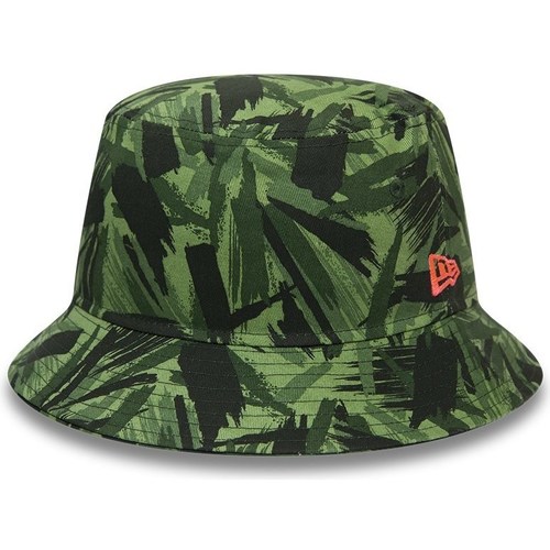 Textilní doplňky Čepice New-Era Camo Bucket Hat Zelená